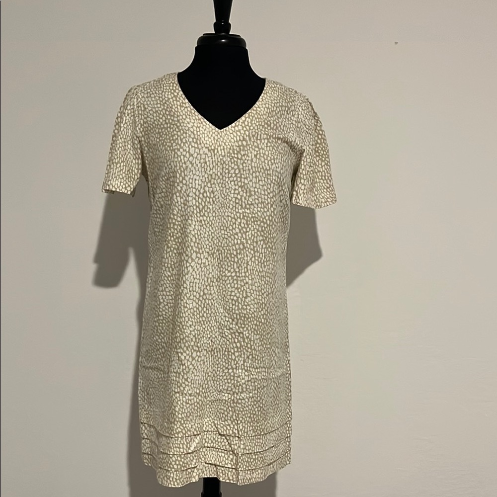 Nicole Miller Original Linen Blend Shift Dress